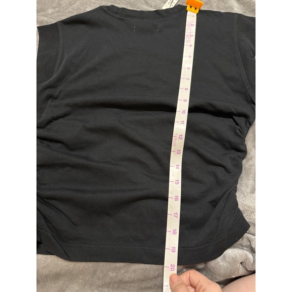NWT Madewell Black Size‎ XS Side-Cinch Muscle Tee Causal Y2K Soft Comfortable - Picture 7 of 8